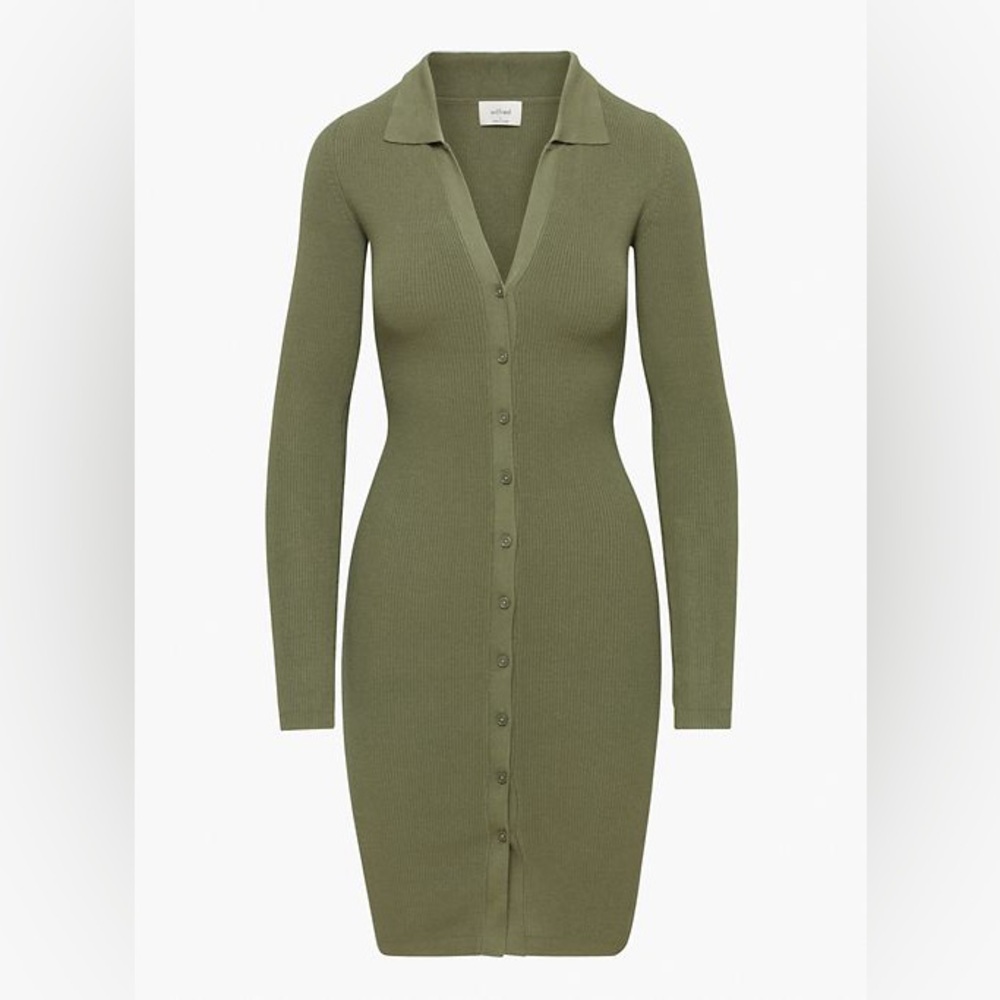Aritzia Wilfred Cove Dress in Bitter Sage Size XS